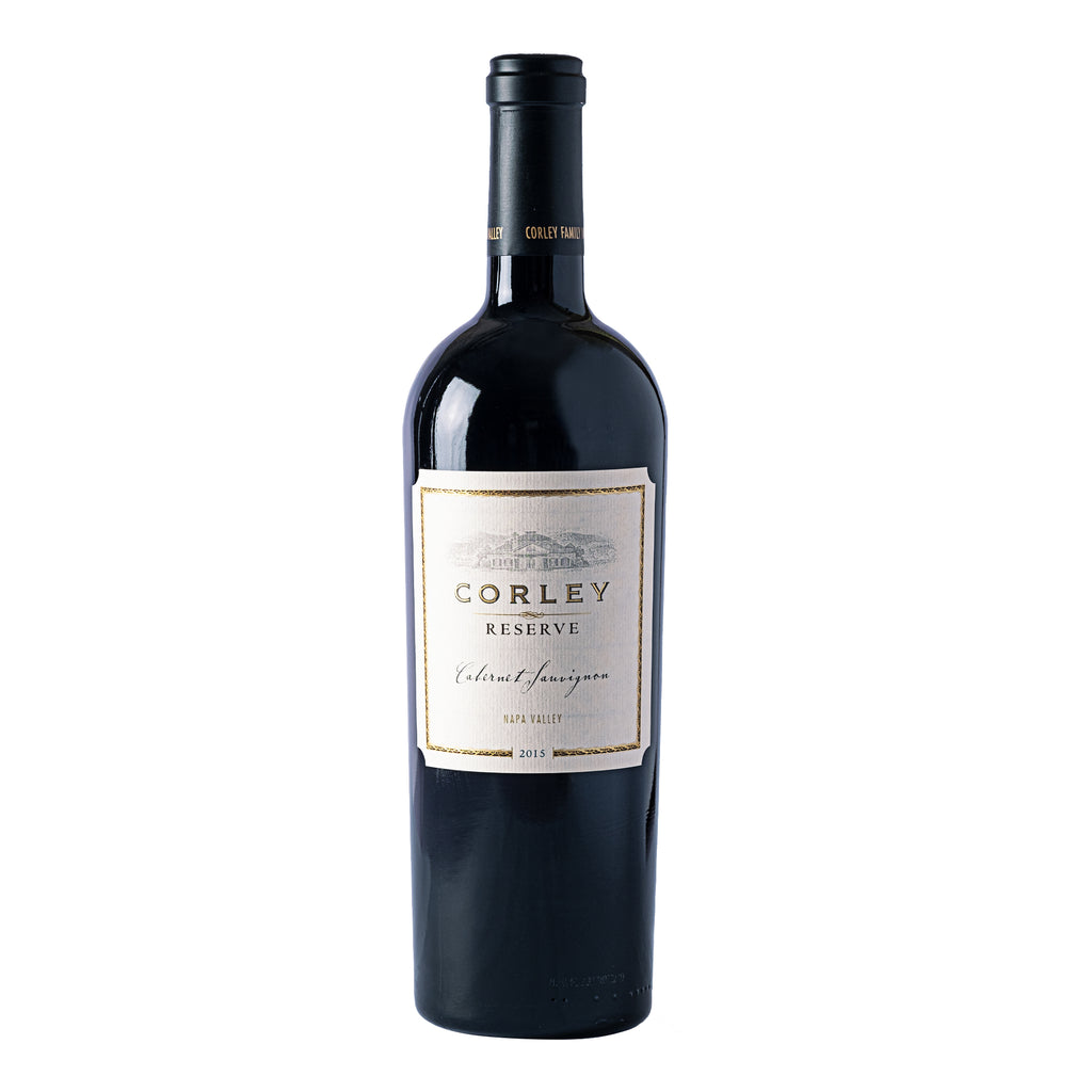 A bottle of Corley Cabernet Sauvignon Reserve 2015 in 750ml