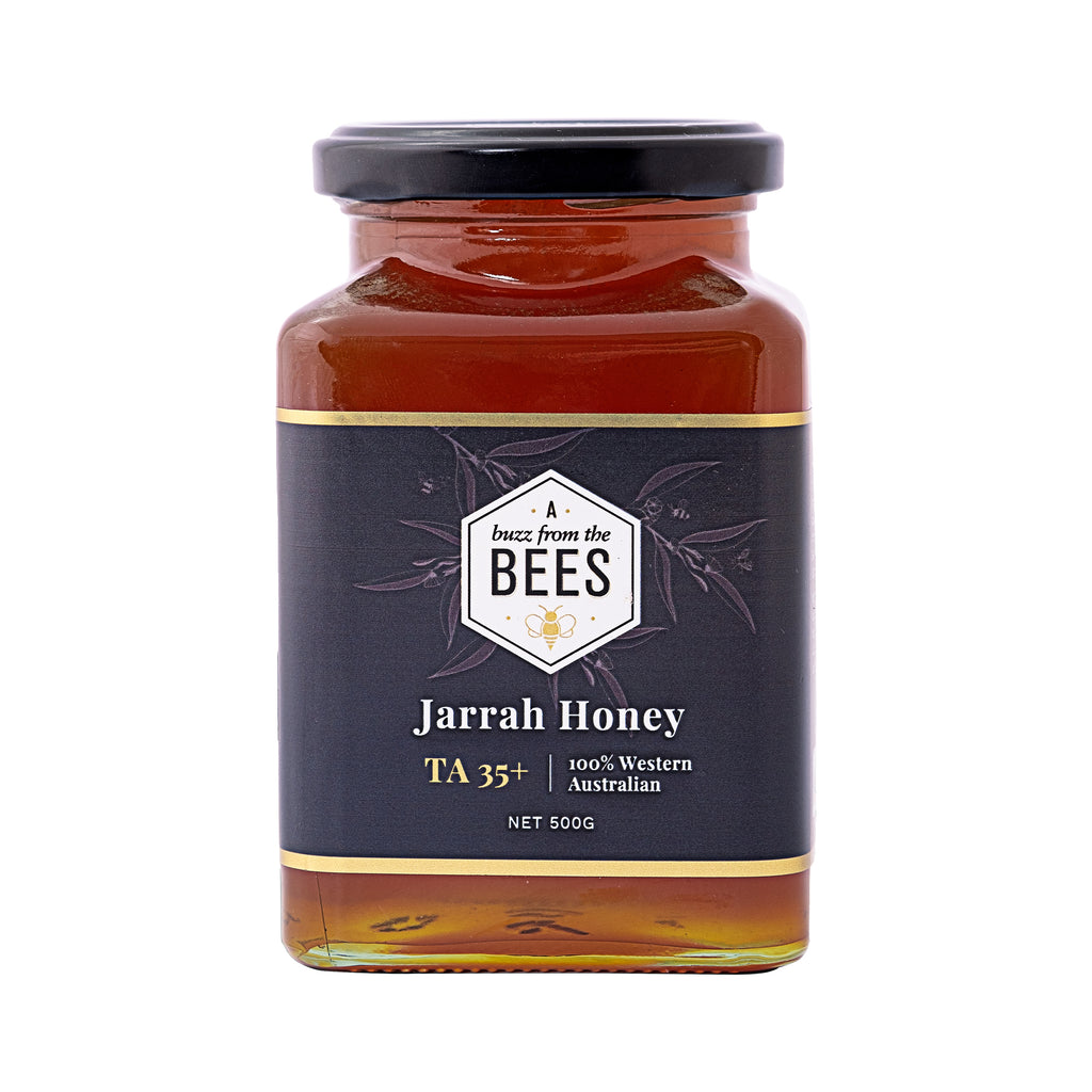A Buzz from the Bees Jarrah Honey TA 35+ in 500 grams