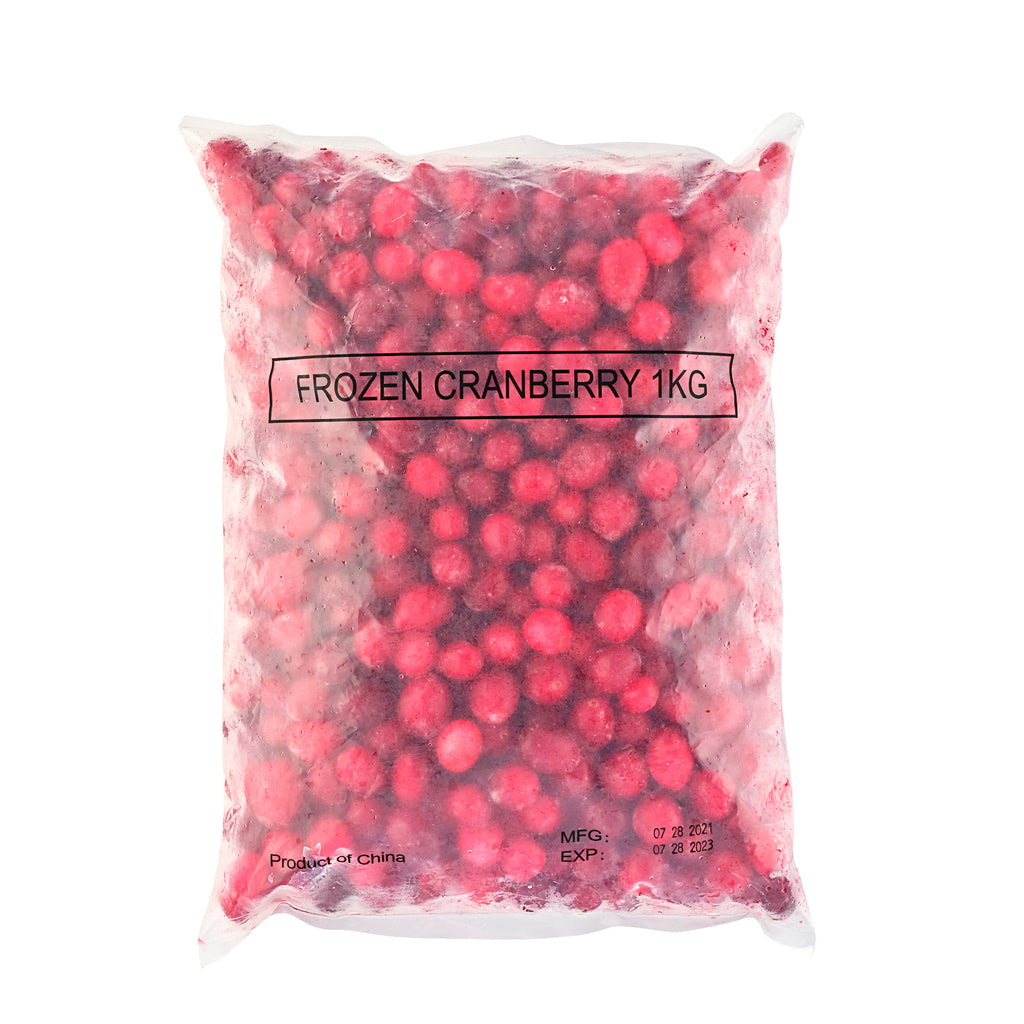 A pack of One World Deli Frozen Cranberries 1kg
