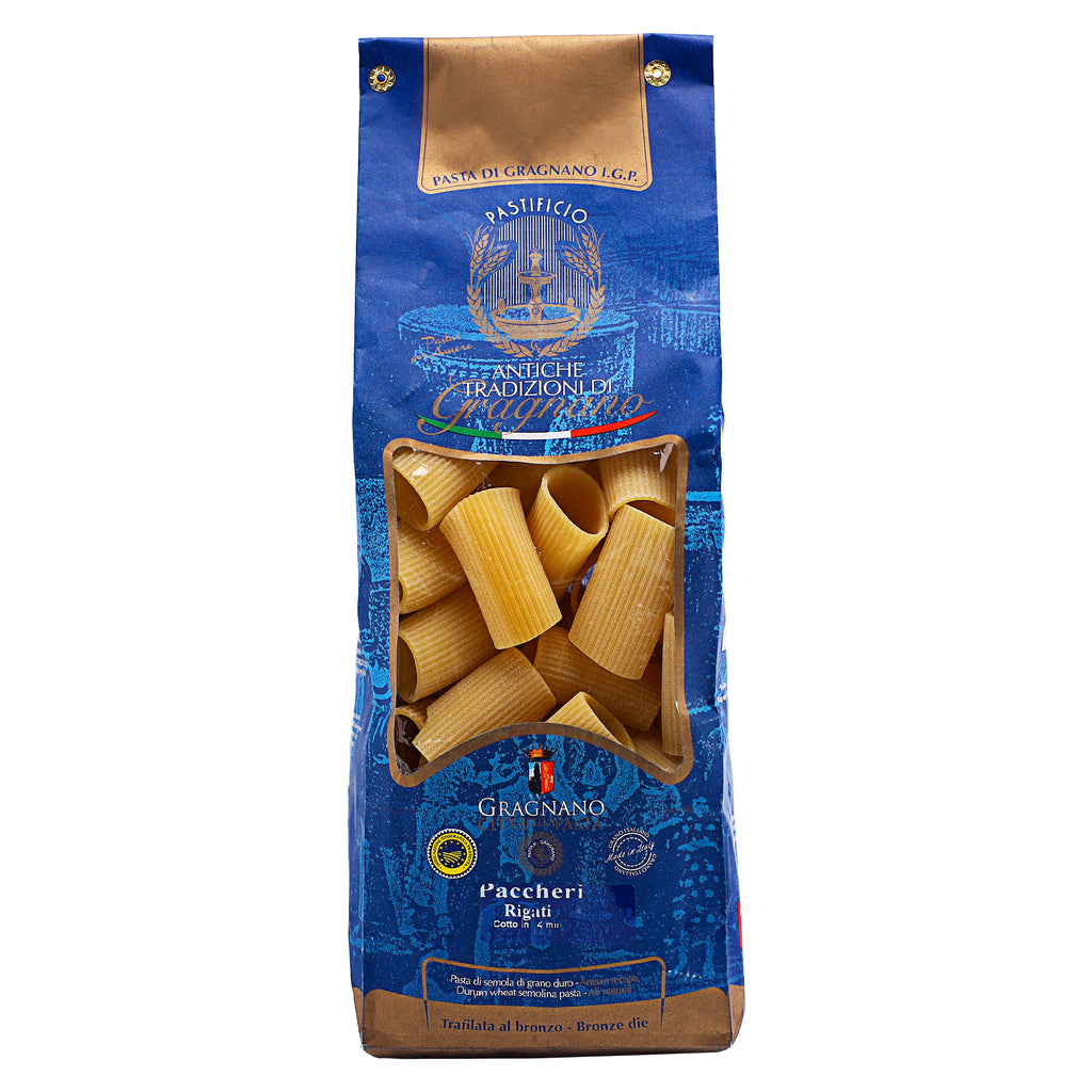 A pack of Antiche Paccheri Pasta in 500 grams