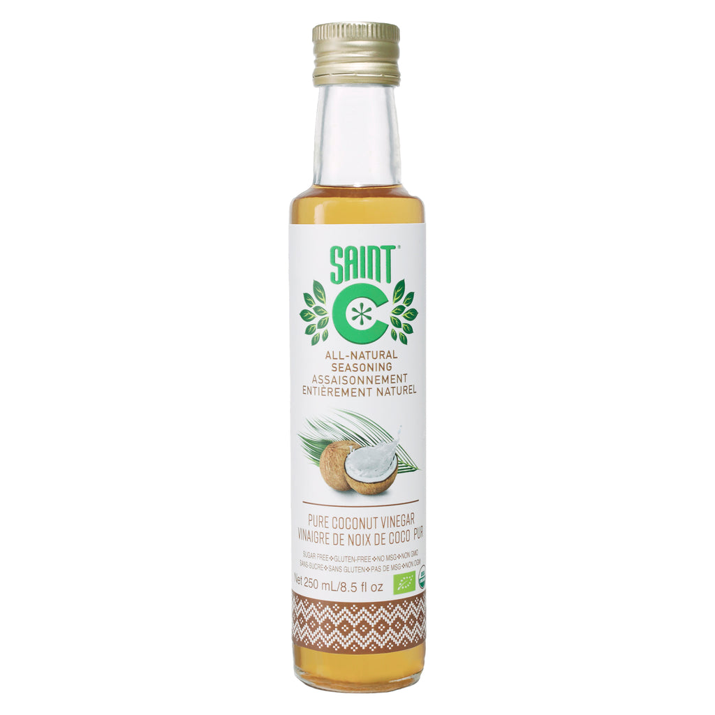 A bottle of Saint C Pure All Natural Coconut Vinegar 250ml