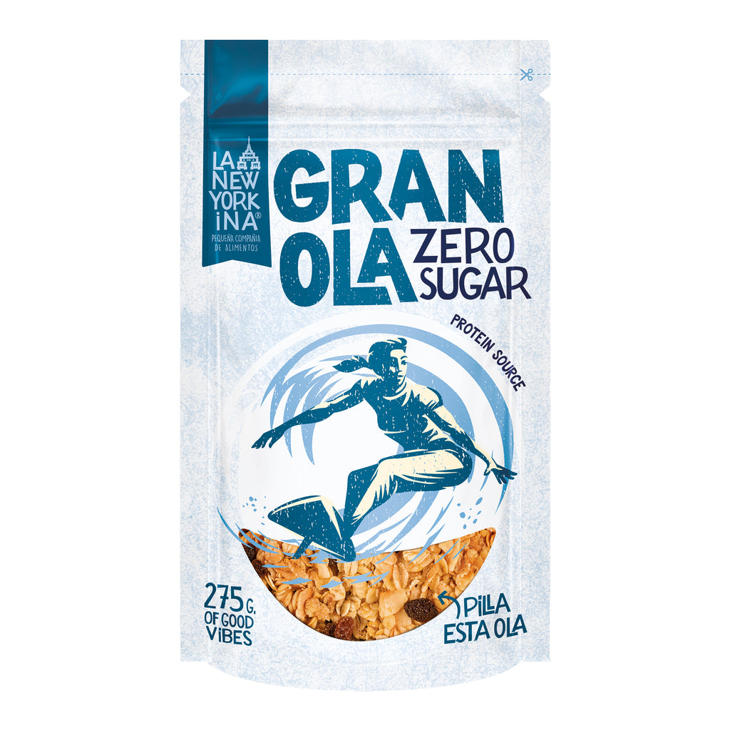 A pack of La Newyorkina Zero Sugar Granola