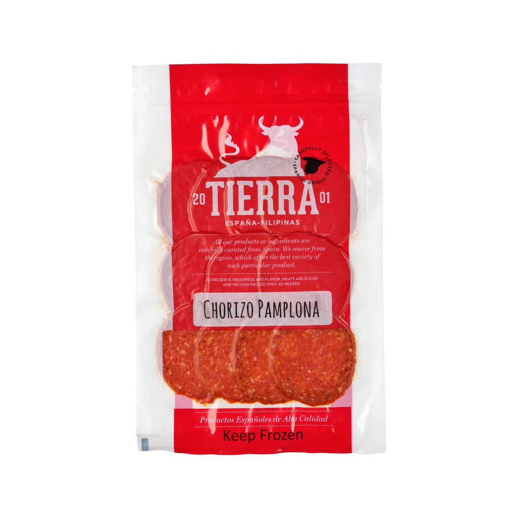 A pack of Tierra de Espana Chorizo Pamplona 100g