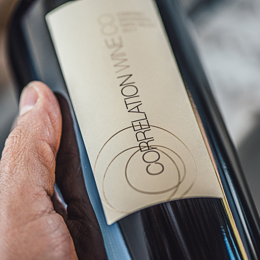 Premium red wine, Correlation Cabernet Sauvignon 2016 label