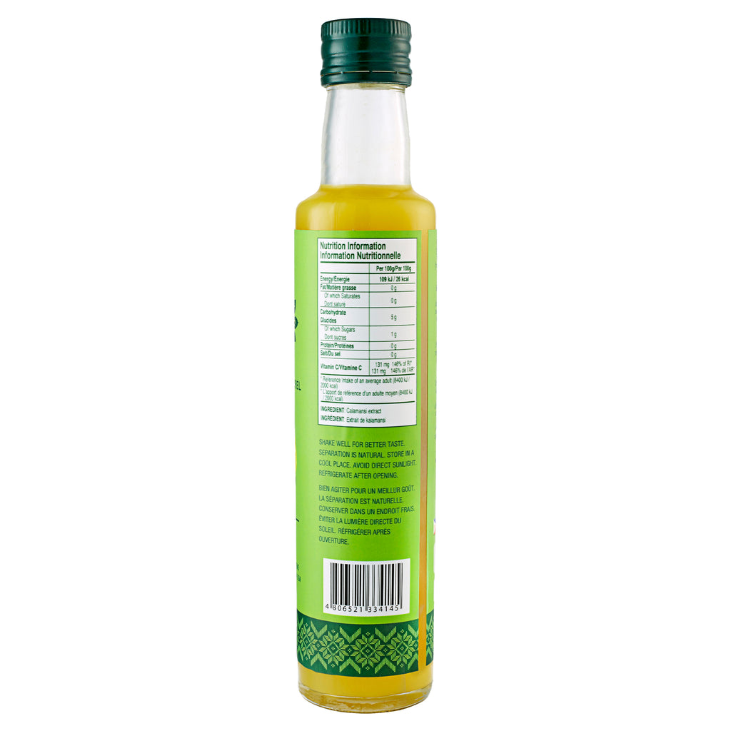 Saint C 100% Pure All-Purpose Calamansi All Natural Citrus Seasoning 250ml ingredients