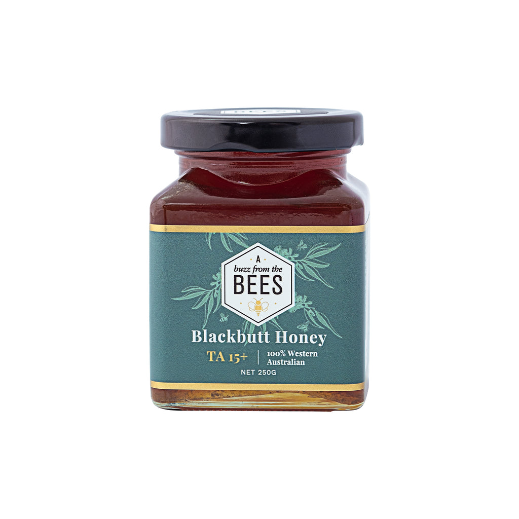 A Buzz From The Bees Blackbutt Honey TA 15+ in 250 grams