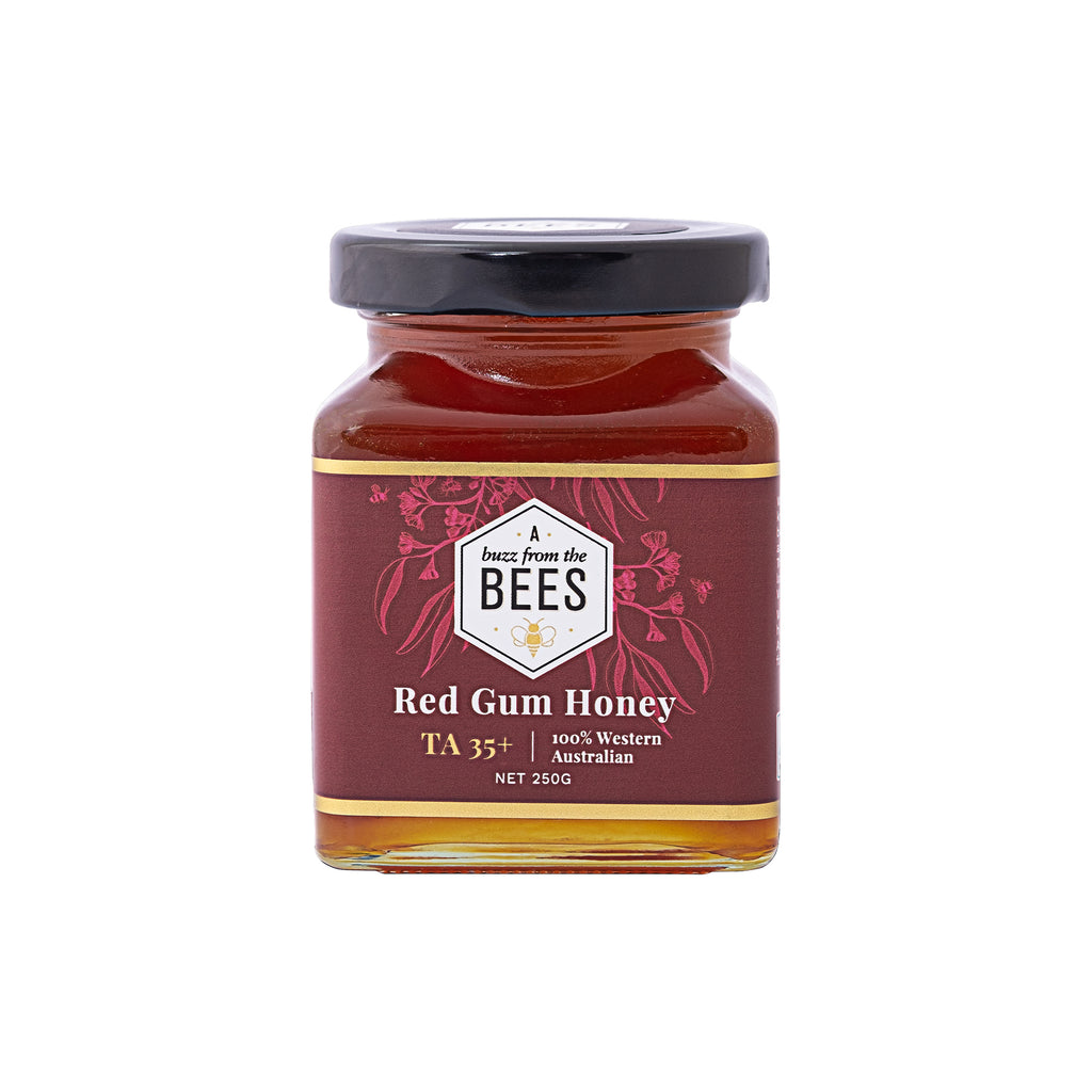 A Buzz from the Bees Red Gum Honey TA 35+ in 250 grams