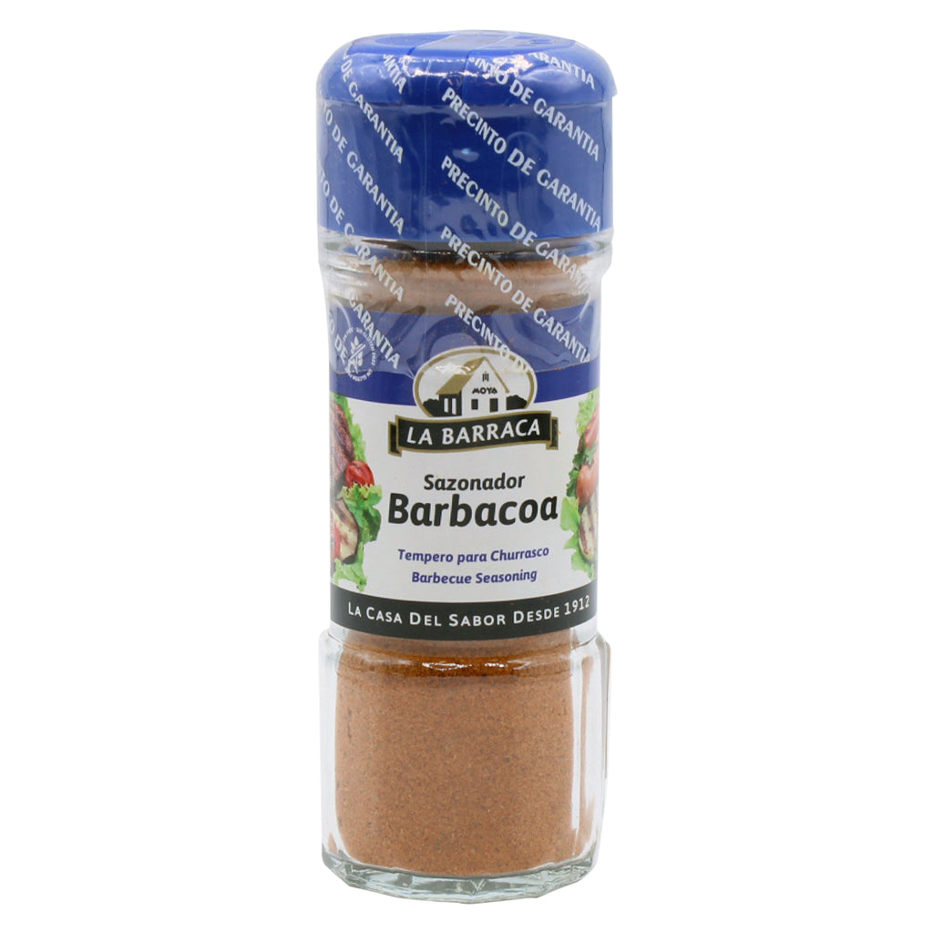 A bottle of La Barraca Barbecue Seasoning in 65g from the healthy food grocery