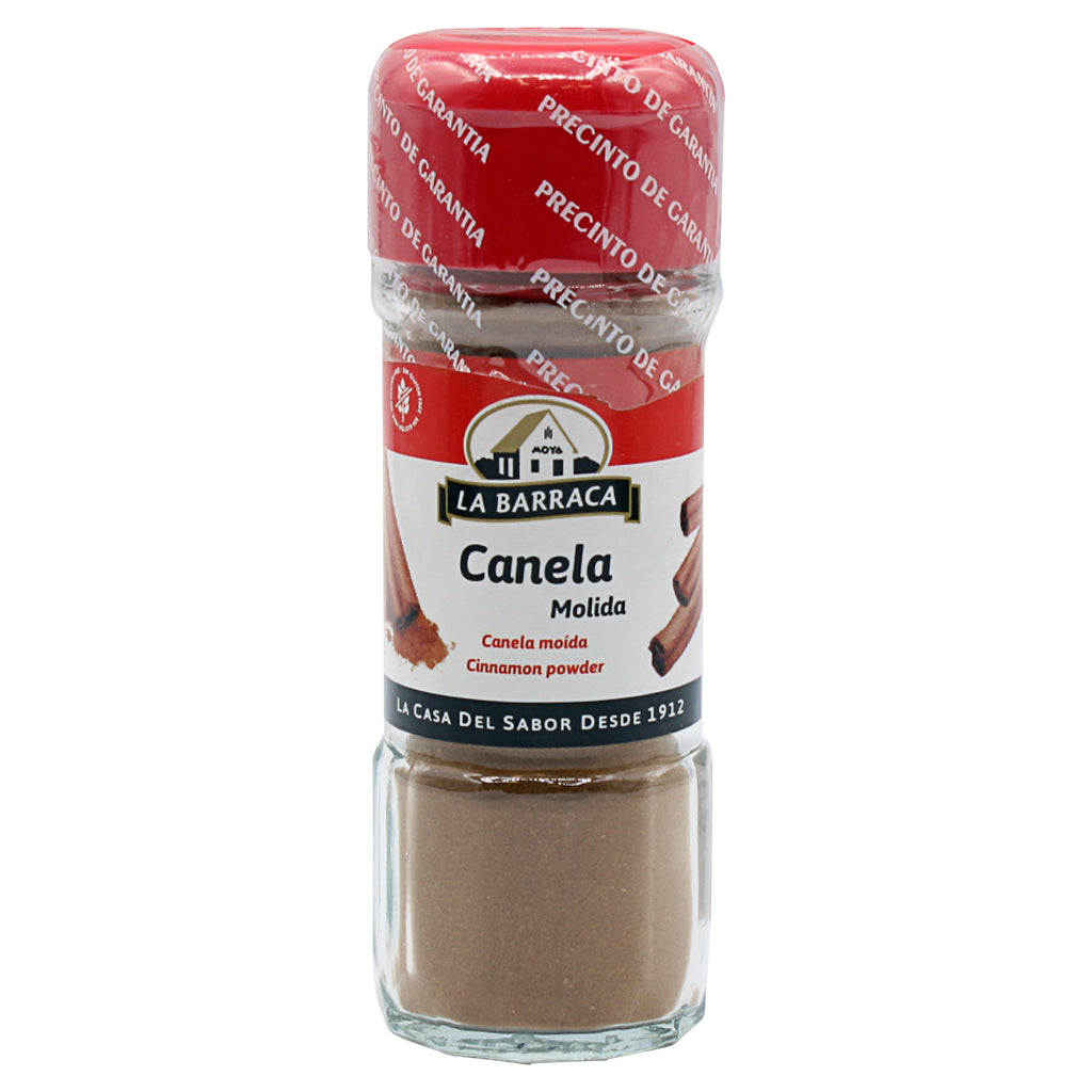 A bottle of La Barraca Cinnamon Ground in 30g from the healthy food grocery