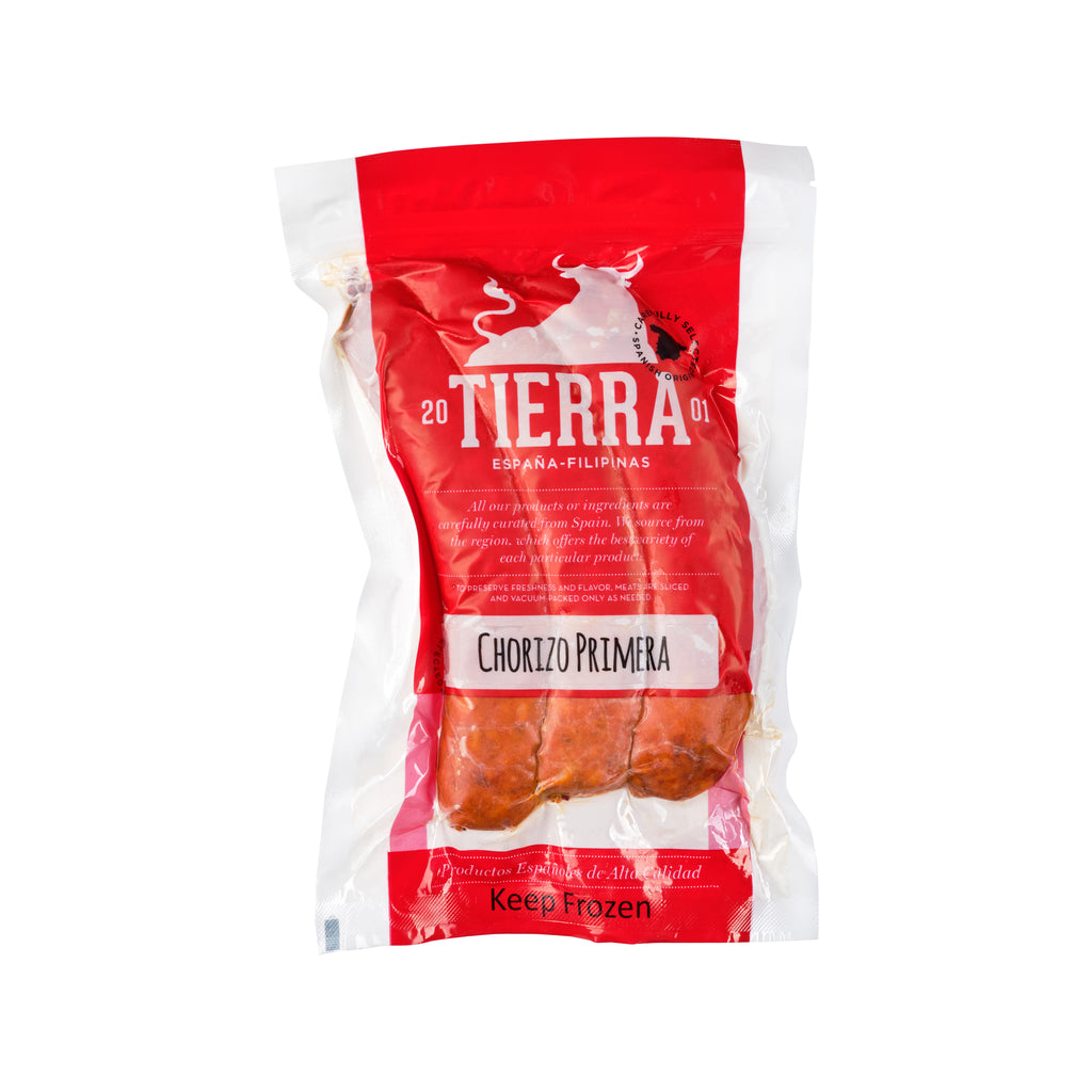 A pack of Tierra de Espana Chorizo Primera 375g