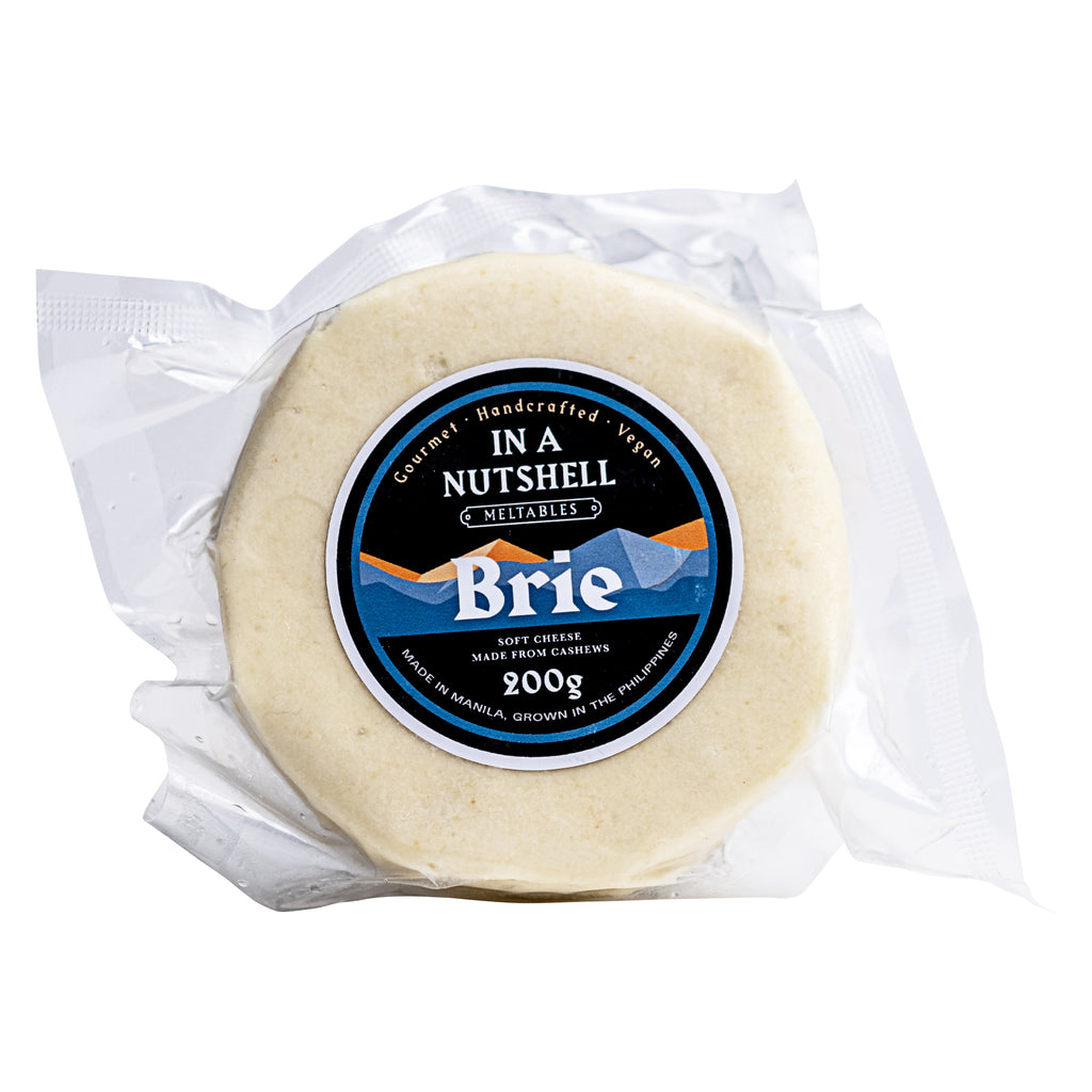 A pack of In a Nutshell Brie-Style Vegan Cheese 200g, premium cheese