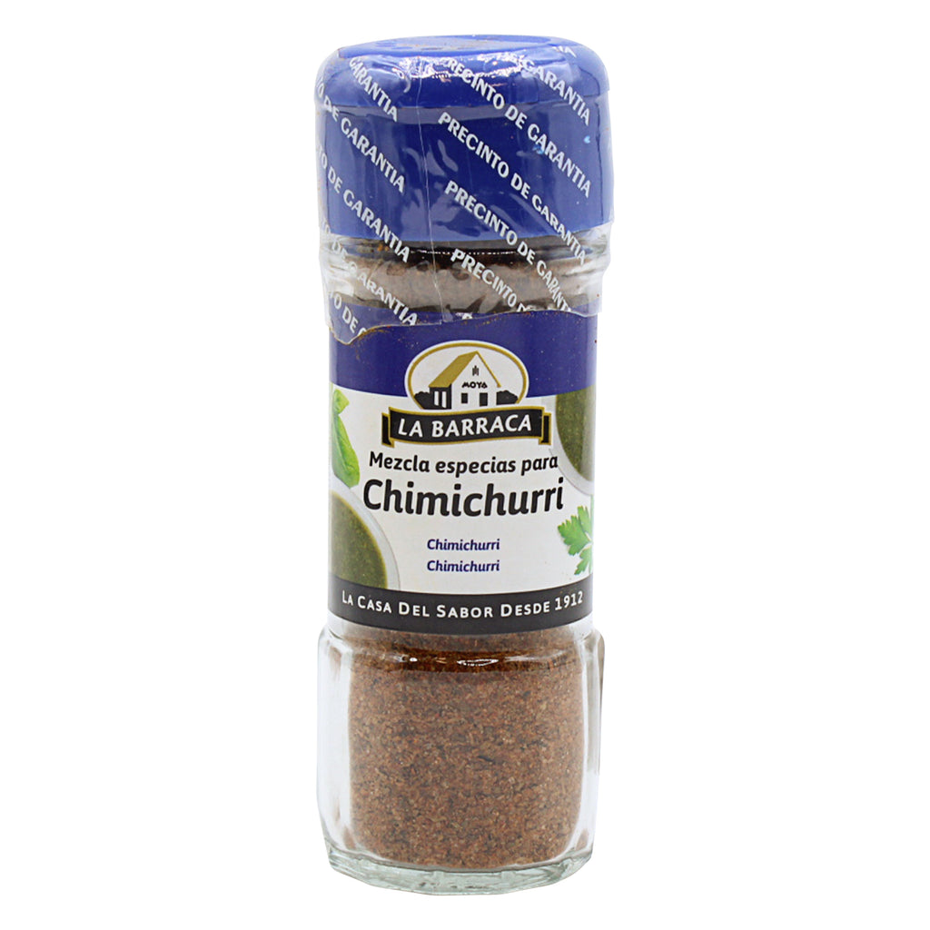 A bottle of La Barraca Chimichurri in 49g from the healthy food grocery