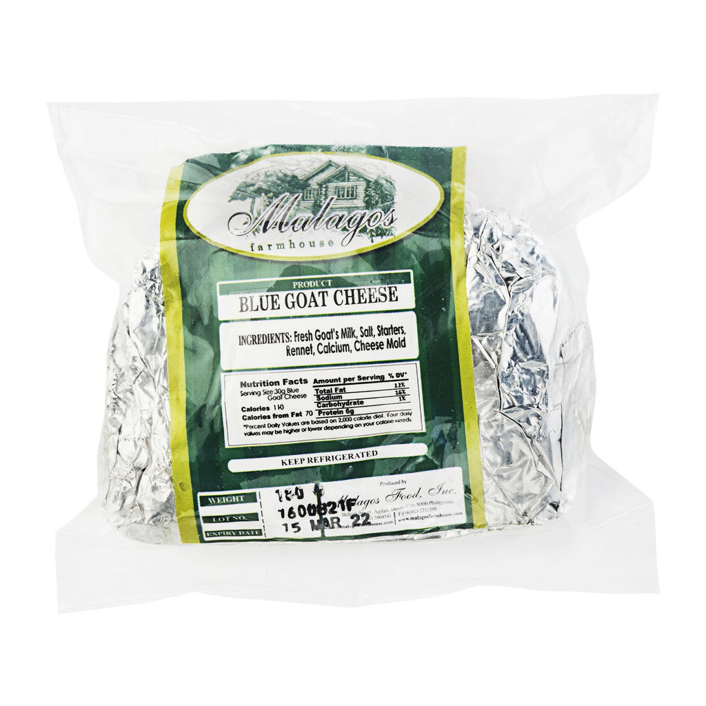 A pack of Malagos Davao Blue Goat Cheese, premium cheese