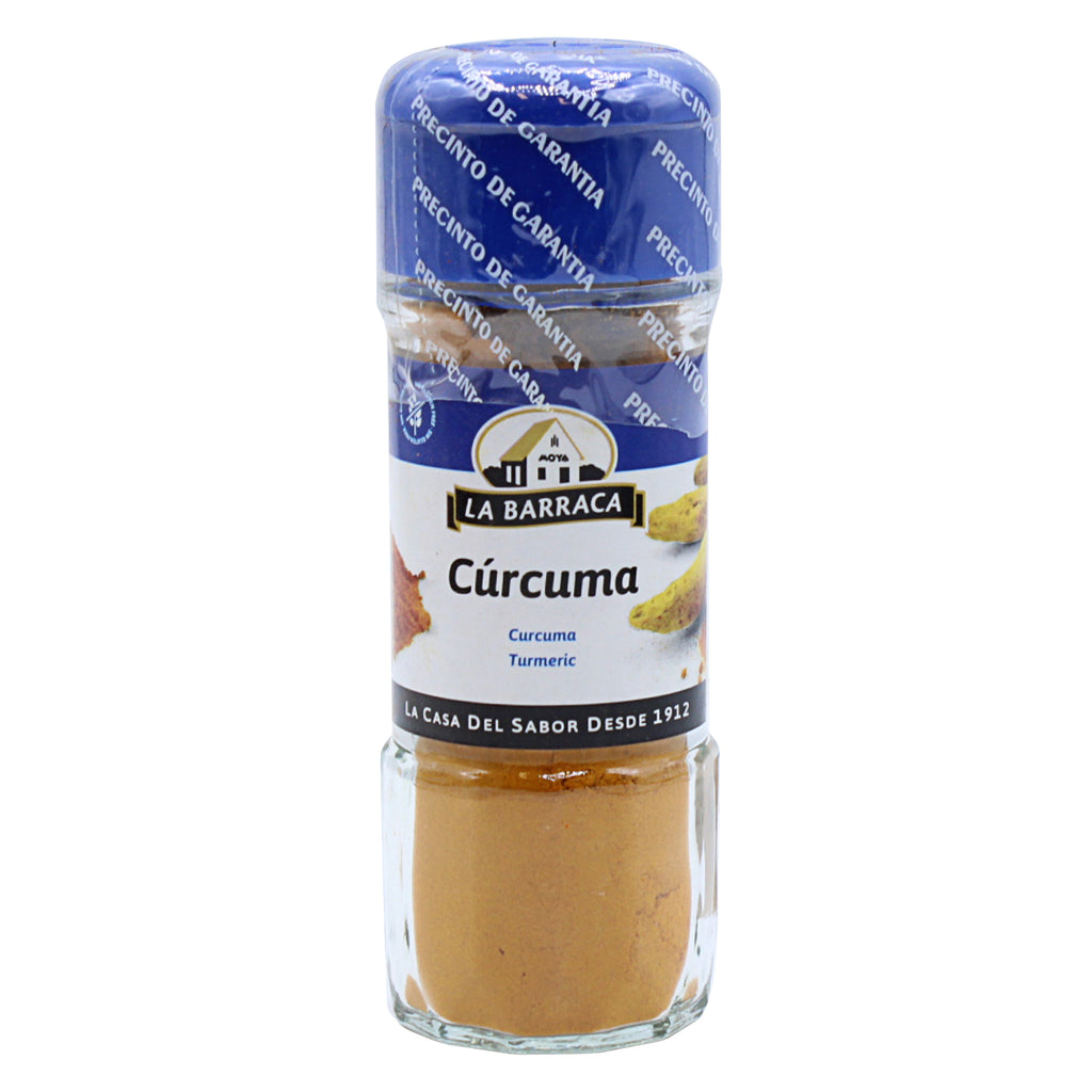 A bottle of La Barraca Turmeric Ground in 38g from the healthy food grocery